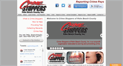 Desktop Screenshot of crimestopperspbc.com
